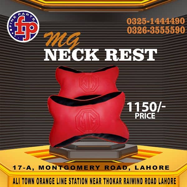 MG NECK REST PAIR 0