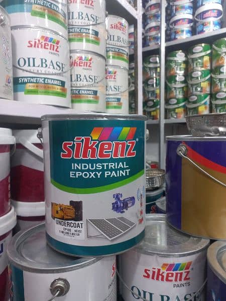 sikenz epoxy paint 3liter pqint 1liter hardner in just 6'800 PKR 2