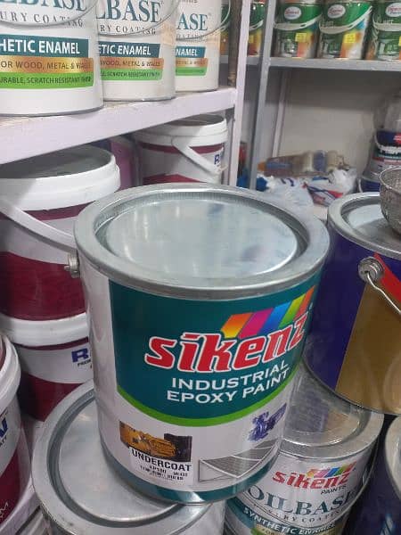 sikenz epoxy paint 3liter pqint 1liter hardner in just 6'800 PKR 3