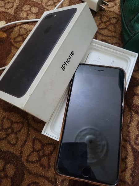 Iphone 7 plus 128gb Official PTA With box and charger 11