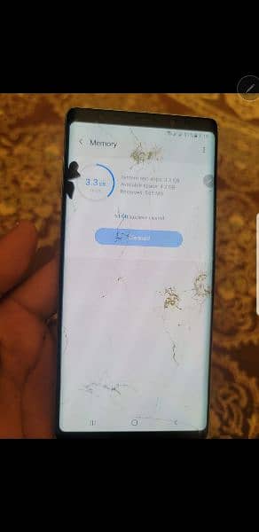 Galaxy Note 9 dual sim 8/256 dot crack touck 100% work all ok 2