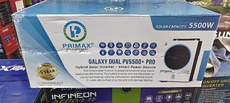 Primax Galaxy Series Dual PV5500+Pro 4KW Solar Hybrid Inverter 5