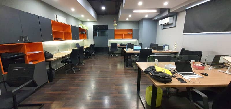 3500 Sq Ft Full Furnished Office For Rent In Gulberg Real Pics 2