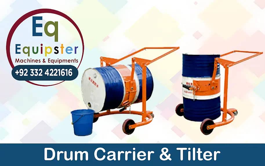 Drum trolley, tilter, drum mover, drum transporter pakistan drum mover 17