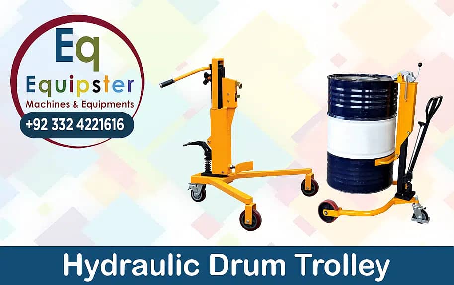 Drum trolley, tilter, drum mover, drum transporter pakistan drum mover 8