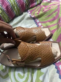 Beautiful Handmade kohati sandal size 9 (New Leather Made) 0