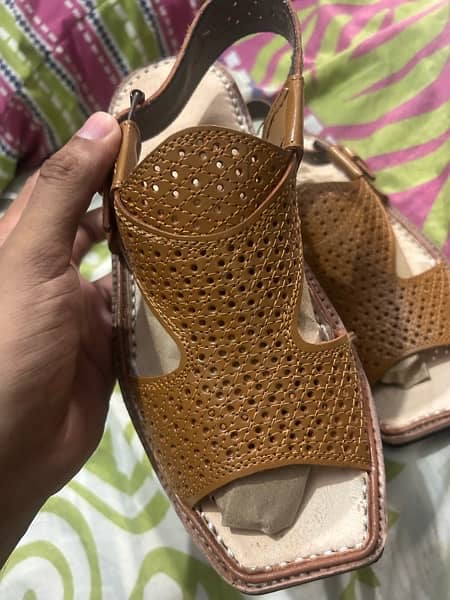 Beautiful Handmade kohati sandal size 9 (New Leather Made) 4
