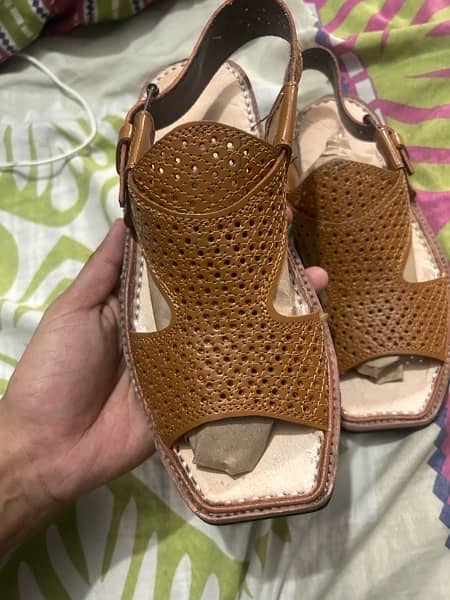 Beautiful Handmade kohati sandal size 9 (New Leather Made) 6