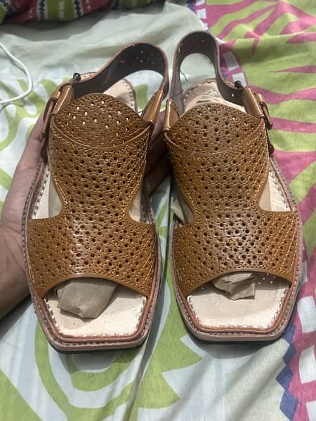 Beautiful Handmade kohati sandal size 9 (New Leather Made) 8