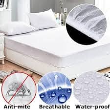WATERPROOF MATTRESS PROTECTOR COVER IMPORTED BEST QUALITY DOUBLE / KIN 1
