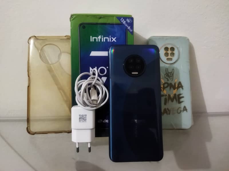 ‍ *INFINIX Note 7 6/128 Gb For Sale*  *Complete Box Charger ,C 6