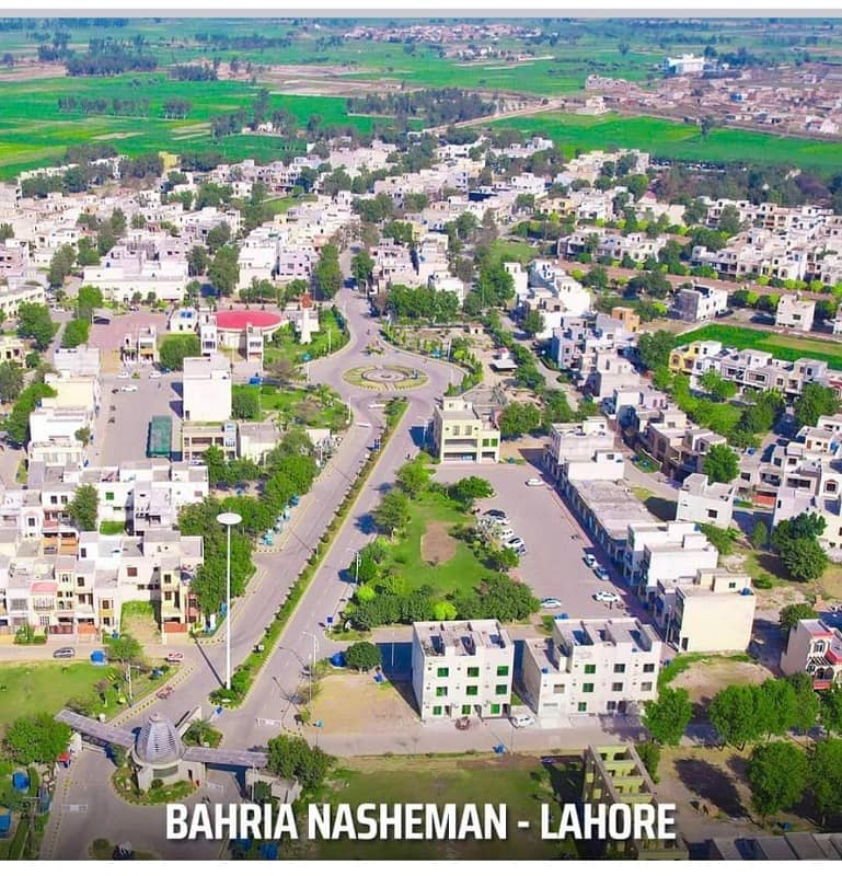 Easy Installments 5 Marla, 10 Marla Residential and 5.33 Marla Commercial Plots Available in Bahria Nasheman Ferozepur road Lahore 5
