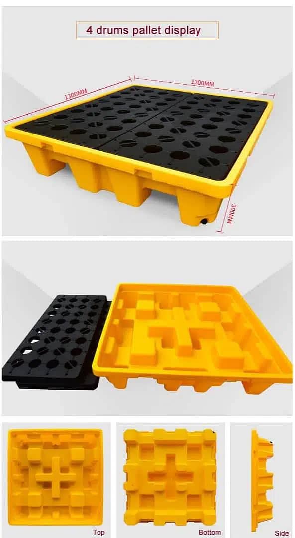 spill containment pallet for drums, drum spill pallet, ibc pallet 13