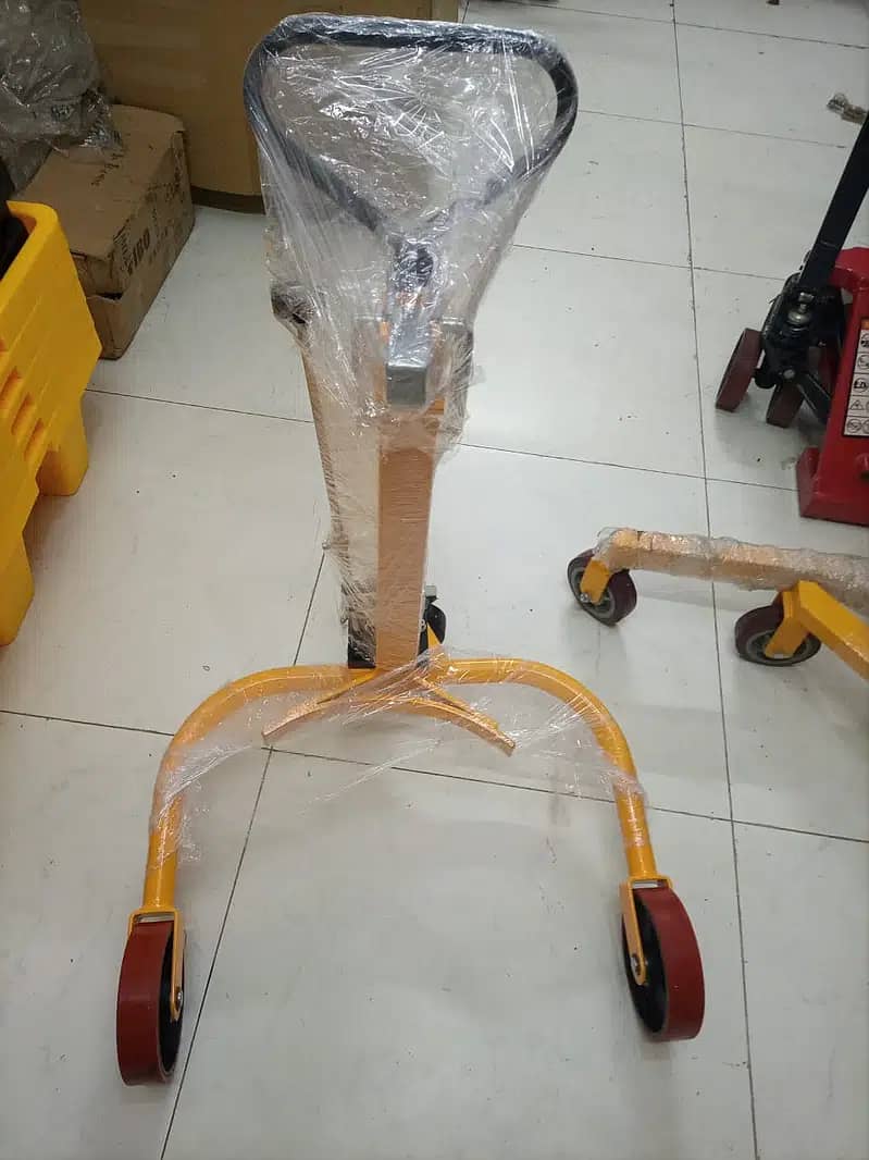 hydraulic drum lifter trolley, drum carrier, drum picker, drum lifter 8