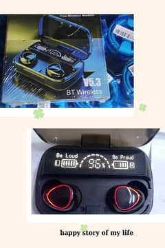 Earbuds V5.3 BT wireless