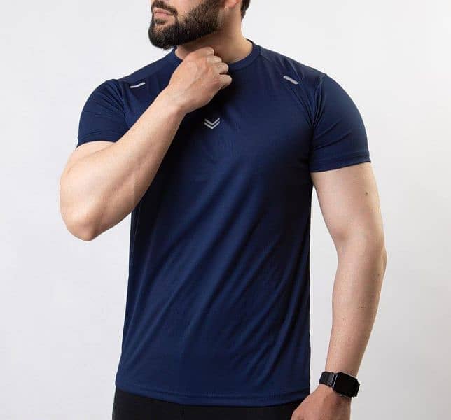 Men's Fit Plain T-Shirt 2