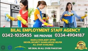 DOMESTIC STAFF/SERVICES/MAIDS/AVAILABLE/STAFF AGENCY/MAID/CHINESE/COOK