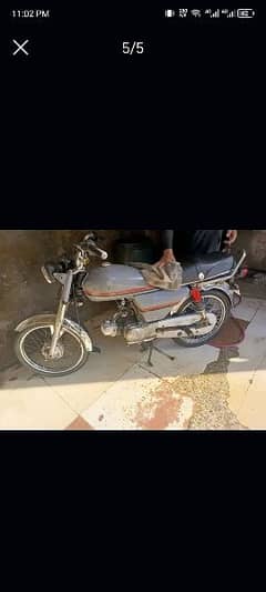 All bike is oky. condition 10/8 Rawalpindi number.