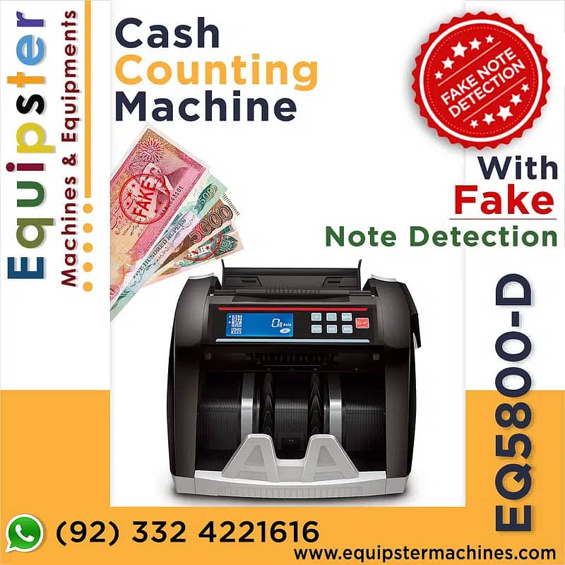 Cash currency note countin machine with fake note detection pakistan 9