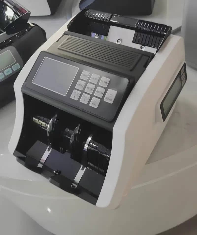 bank cash currency note counting machine with 100% fake note detectio 4