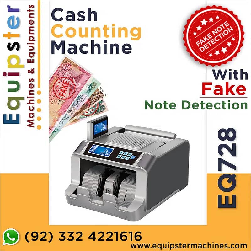 bank cash currency note counting machine with 100% fake note detectio 10