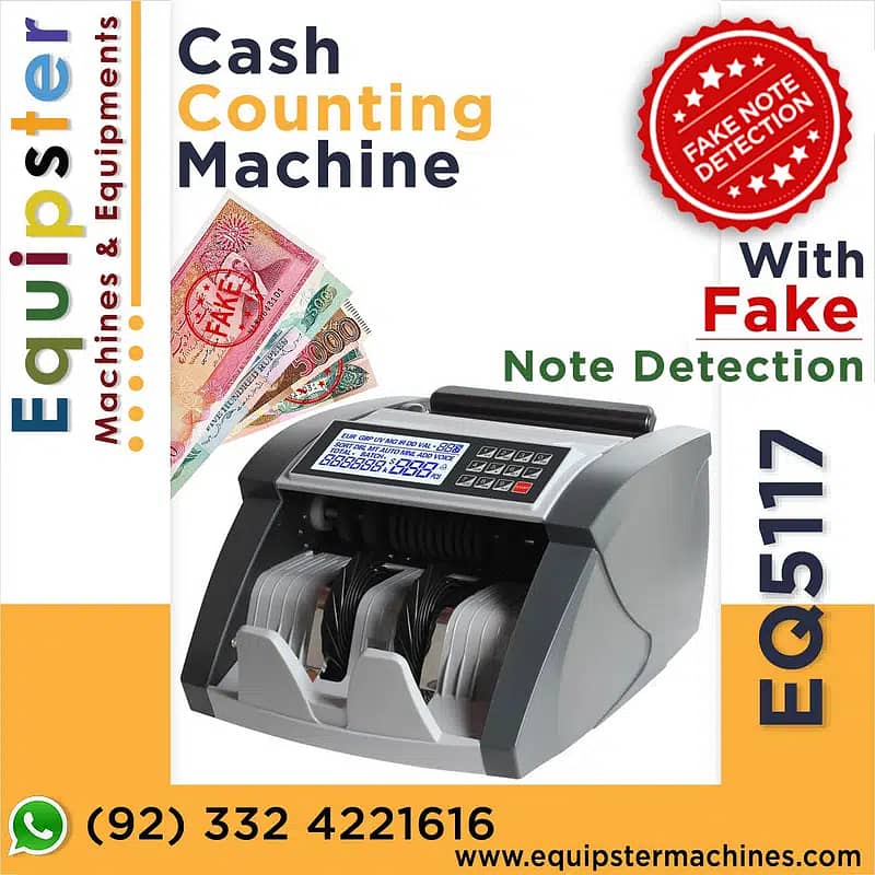 bank cash currency note counting machine with 100% fake note detectio 16