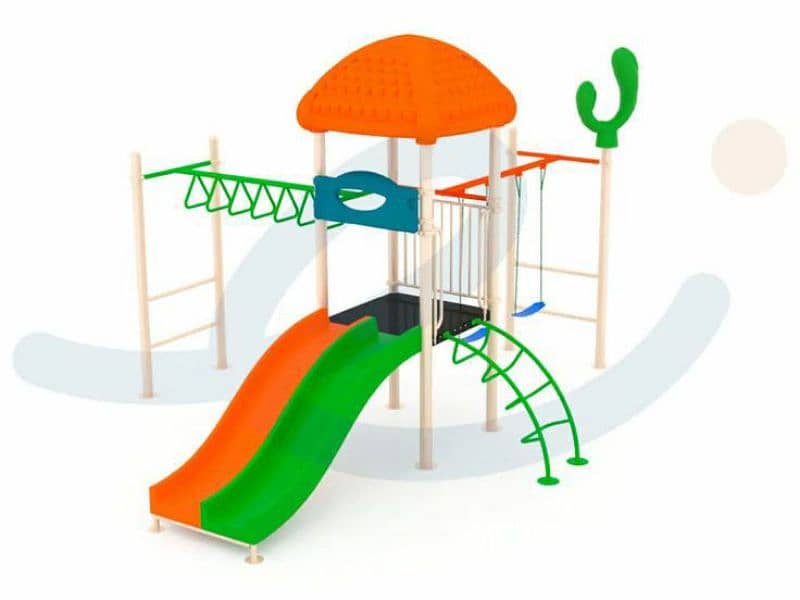 Swings| Slide| Seesaw|Bench| Gazibo|Tree House|Indoor Activities, 2