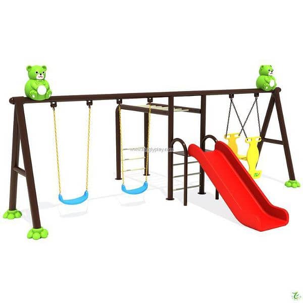 Swings| Slide| Seesaw|Bench| Gazibo|Tree House|Indoor Activities, 13