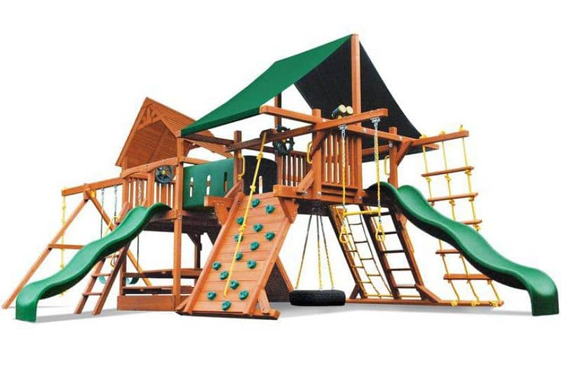 Swings| Slide| Seesaw|Bench| Gazibo|Tree House|Indoor Activities, 14