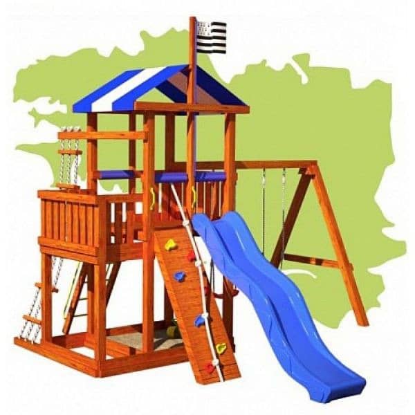 Swings| Slide| Seesaw|Bench| Gazibo|Tree House|Indoor Activities, 15