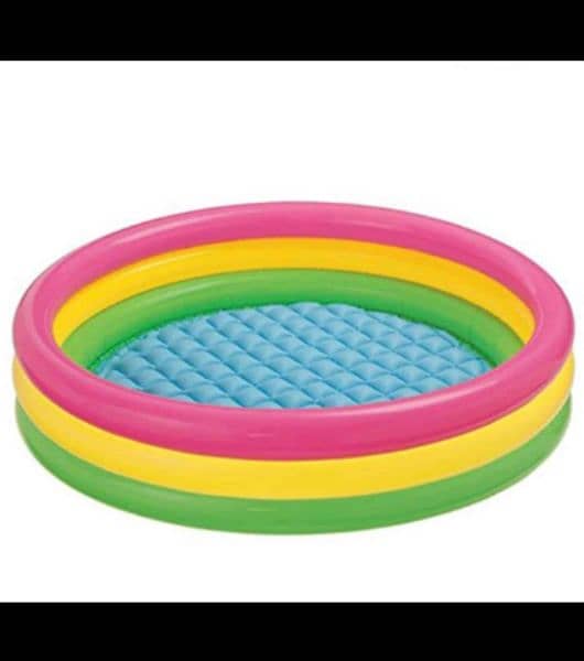 4feet Intex swimming pool for kids with air pump 0