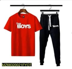 2 PCs micro printed track suit. high quality with free delivery.
