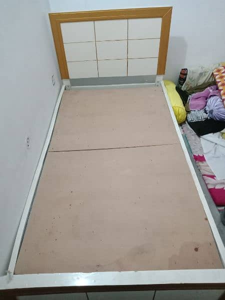 This is a bed and its condition is evident in the pictures 1