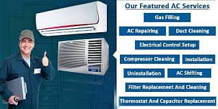 AC Repair, install, service, gas charge 03005615875 1