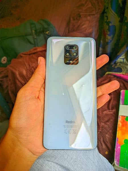 redmi note 9s 6/128 2ith box and charger 7