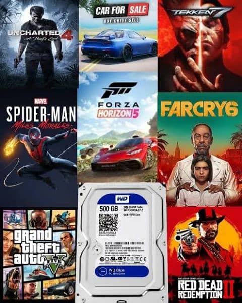 PC Games All kinds of Ultra Graphics Games Hard drive full of Games 3