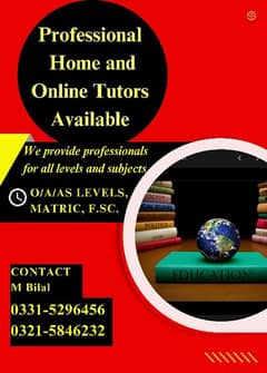 Home Tuition Service (Expert Home/Online Tutors Available) 0