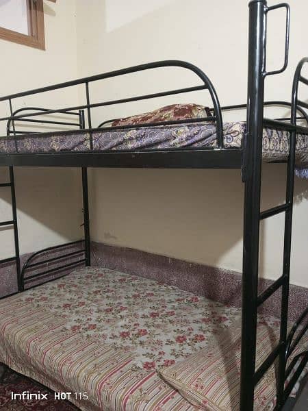 Iron bunker bed without Matress 2