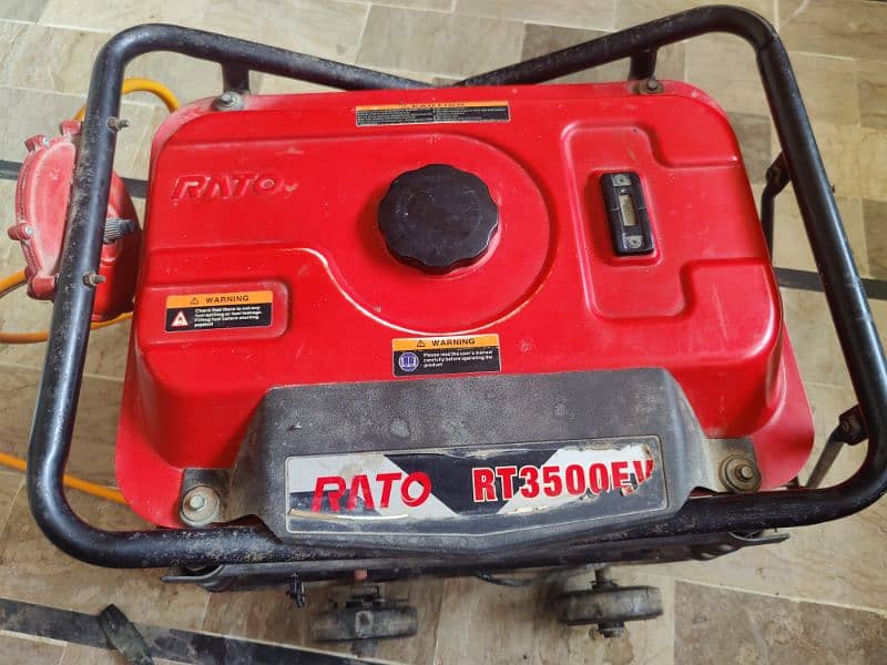Rato Generator Rated 2.5 Kva Stand by 2.7 kva 5