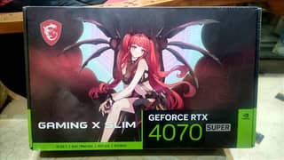 Nvidia Geforce RTX 4070 Super MSI Gaming X Slim New Box Pack