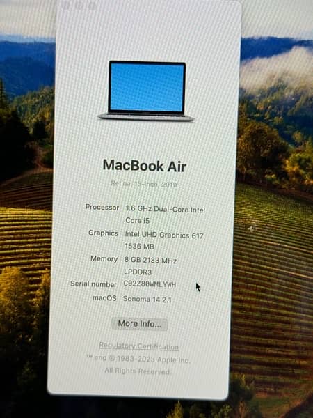MacBook Air 2019 i5 8 256 3