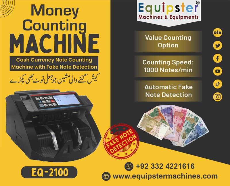 cash currency note counting machines with fake detection 12