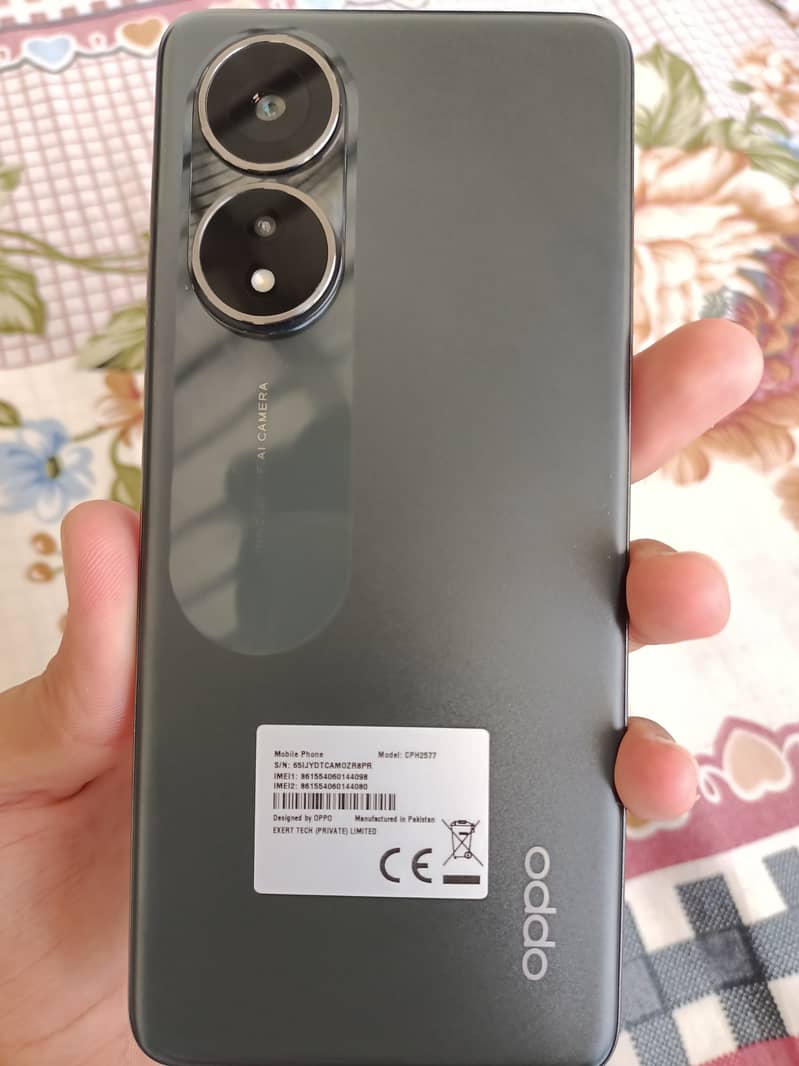 Oppo A58 box charger 8/128 warranty left 3