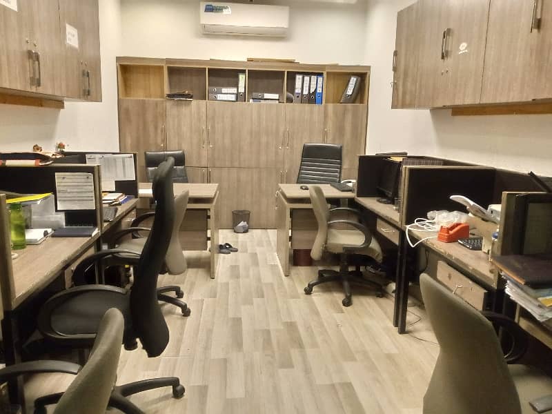 3 Kanal (10 Thousand Square Feet) Furnished Office Block Available For Rent. 18