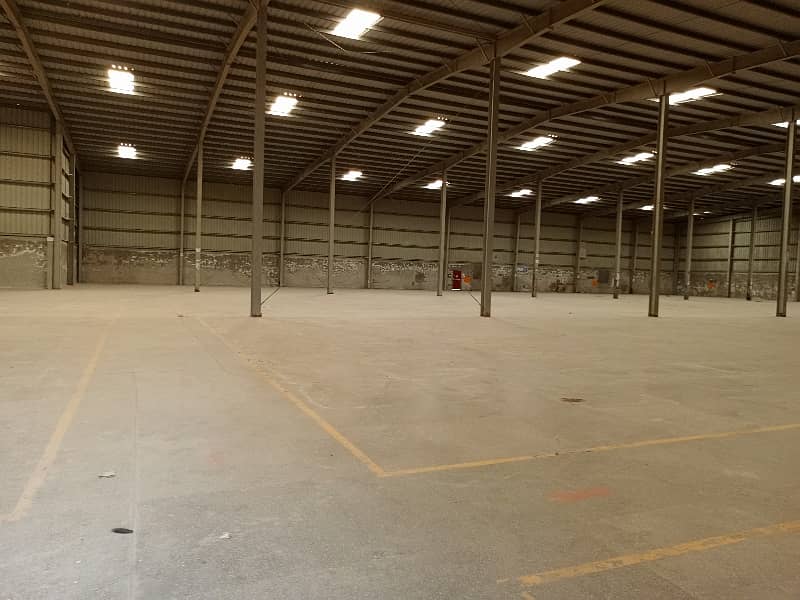 30 Kanal warehouse available for rent. 1