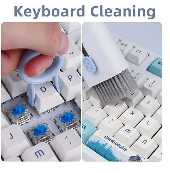 7-In-1 Computer Keyboard Cleaner Brush Kit Earphone Cleaning Pen 4