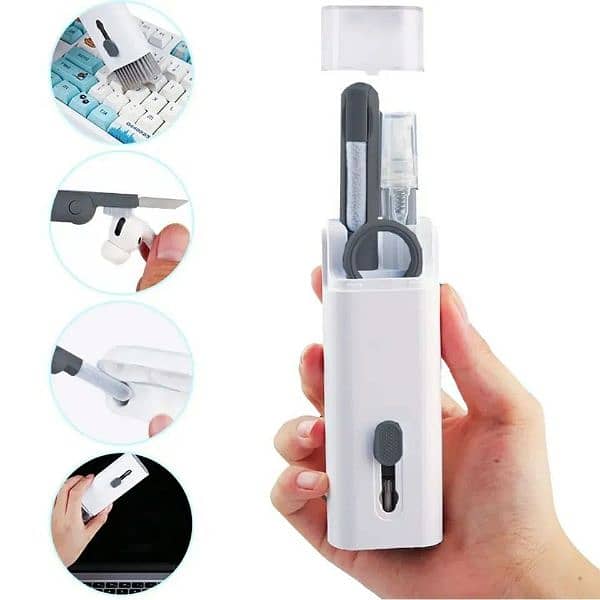 7-In-1 Computer Keyboard Cleaner Brush Kit Earphone Cleaning Pen 5