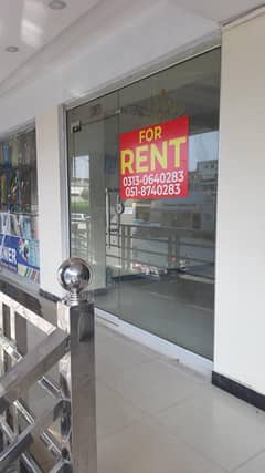 Brand New 500 sqft shop for rent in prime location of Pakistan Town.
