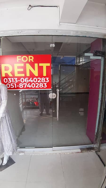 Brand New 500 sqft shop for rent in prime location of Pakistan Town. 4