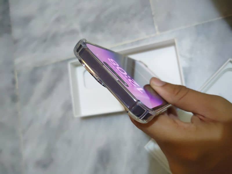iphone 14 pro max  deep purple 256gb 100 battery health 5